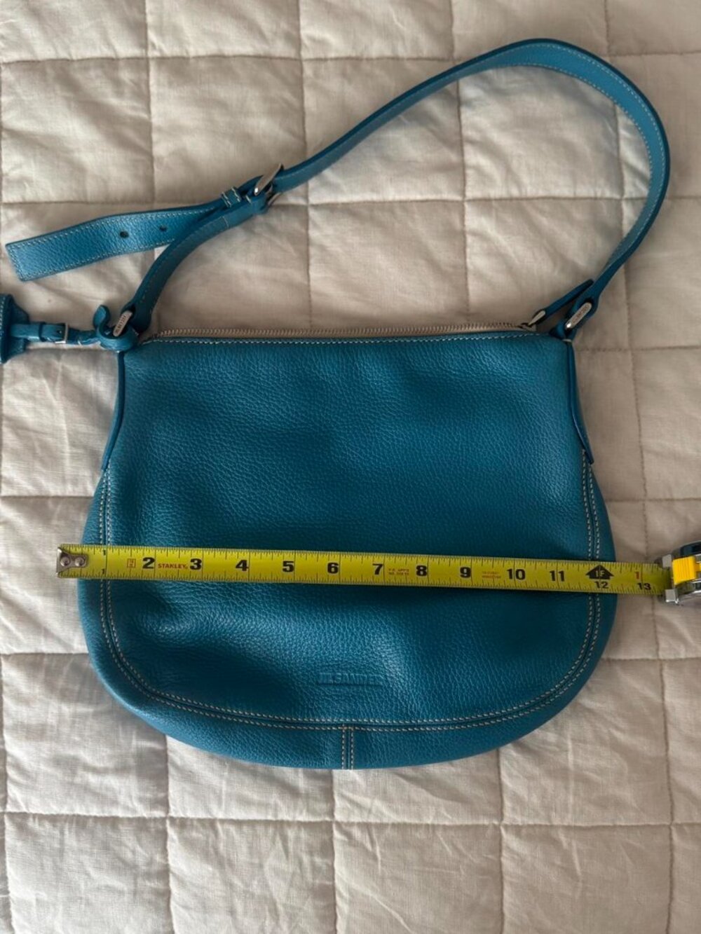 Jil Sander vintage turquoise shoulder bag - Picture 5 of 7
